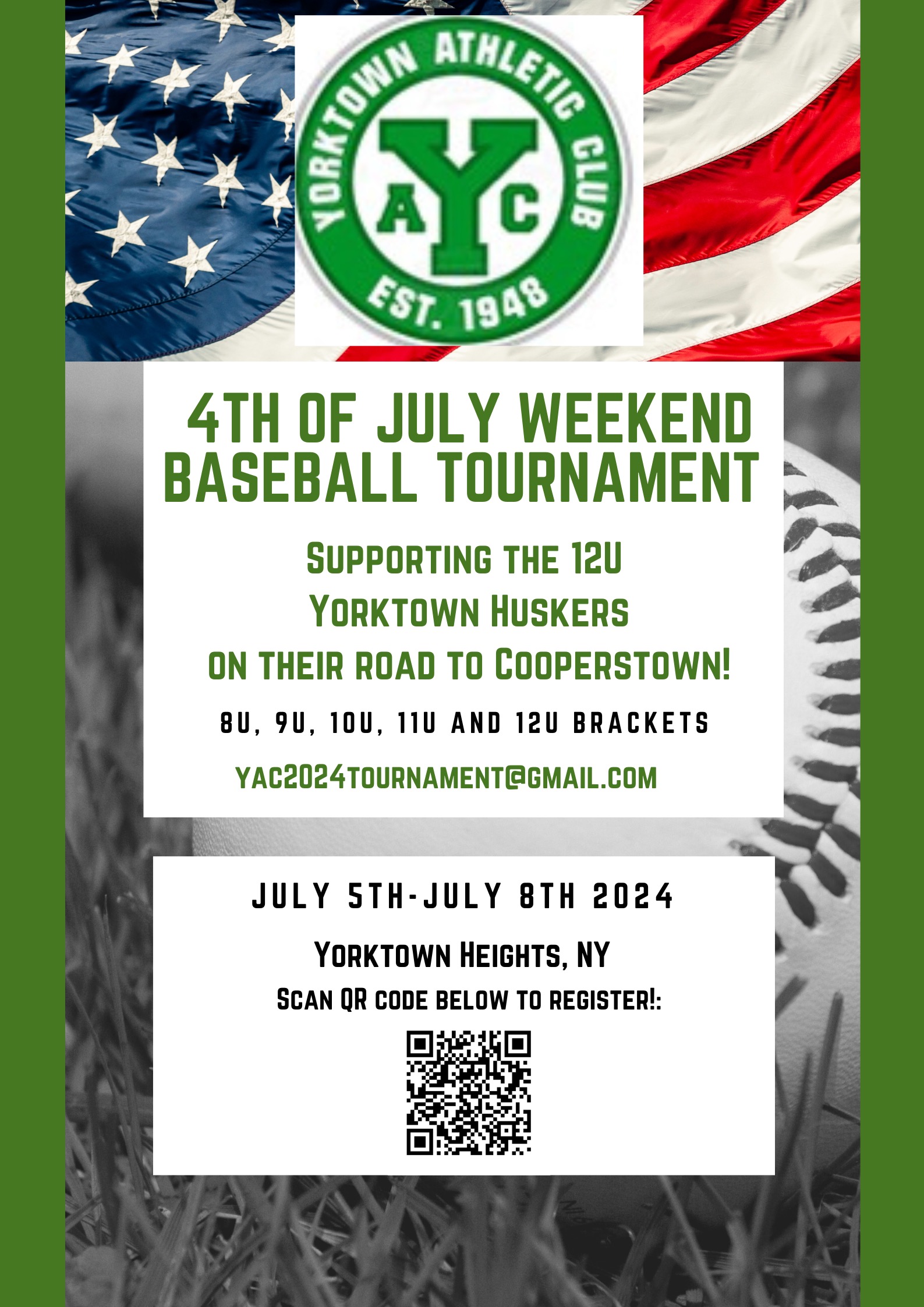 2024 4th july tournament flyer